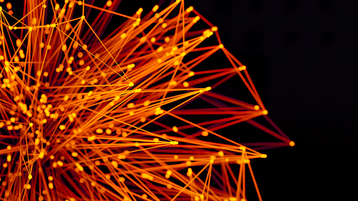 Abstract data network visualization